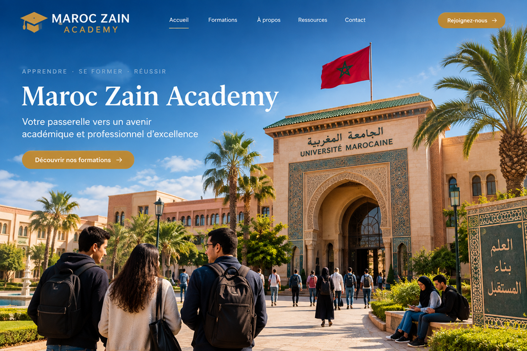 Campus universitaire marocain — Maroc Zain Academy